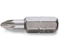 Beta 8610305 Model 861 PZ2 Bit for Cross Head Pozidriv-supadriv Screw, 1/4 Hex, Pz2 x 25 mm Size