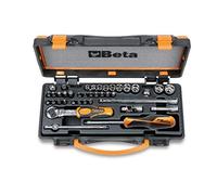 Beta 9000971 Model 900 /C11 11 Hexagon Sockets, 20 Bits and 8 Accessories, 1/4 Drive