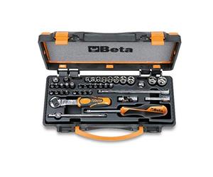 Beta 9000971 Model 900 /C11 11 Hexagon Sockets, 20 Bits and 8 Accessories, 1/4 Drive