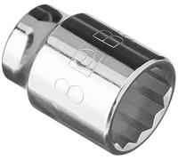 Beta 9100118 Model 910 B18 Bi-hex Hand Sockets, 3/8 Drive, 18mm
