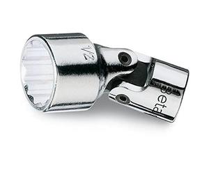 Beta 9100262 Model 910 AS/SN1/2 Swivel End Bi-hex Hand Sockets, 3/8 Drive, 1/2af