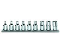 Beta 9100430 Model 910 FTX/SB9 Hand Sockets for Torx Head Screws for Item 910ftx On Support, 3/8 Drive, 9 Pieces