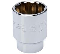Beta 009200125 920 B25 25Mm Bi-Hex Hand Sockets 1/2 Drive