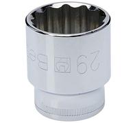 Beta 9200129 Model 920 B29 Bi-hex Hand Sockets, 1/2 Drive, 29mm