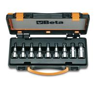 Beta 9200546 Model 920 TX/C9 Long Series Socket Drivers for Torx Head Screws for Item 920tx In Case, 1/2 Drive, 9 Pieces