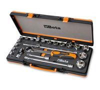 Beta 920A/C17M 22 PCE. 1/2" Dr. Hexagon Socket Set