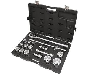 Beta - 928E/C17 Set of 12 Hexagonal Socket Wrenches and 5 Accessories, in Plastic Box. Socket Wrench kit in Plastic case Shockproof with Metal latches