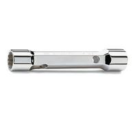 Beta 9300048 Model 930 25X28 Double Ended Bi-hex Tubular Socket, Wrenches Heavy Series, 25mm x 28mm