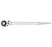Beta 930117 Model 93 C17X19 Ratcheting Double-ended Offset Ring Spanner for Scaffolding Bolts, 17mm x 19mm