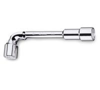 Beta 9320018 Model 932 18X18 Double Ended Hexagon/Bi-Hex Offset Socket Wrenche, Bright Chrome-Plated, 18 x 18 mm Size