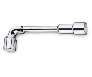Beta 9320018 Model 932 18X18 Double Ended Hexagon/Bi-Hex Offset Socket Wrenche, Bright Chrome-Plated, 18 x 18 mm Size