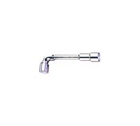 Beta 9320019 Model 932 19X19 Double Ended Hexagon/Bi-Hex Offset Socket Wrenche, Bright Chrome-Plated, 19 x 19 mm Size