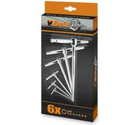 Beta 951/S6 6 Piece T-Handled Hexagon Key Set 2.5-8mm Metric Hex Allen Tee Wrenc