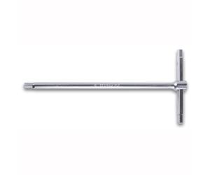 Beta 9510570 Model 951 7 T-Handle Key Wrenche with Three Hexagon Male End, 7 mm Size