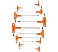 Beta 960951 Model 96 T/S11 Set of Offset Hexagon Key with High Torque Handle, Chrome-plated