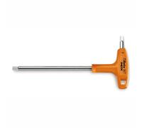 Beta 961941 Model 96T INOX 6 Offset Hexagon Key with High-Torque Handle, Stainless Steel, 6 mm Size