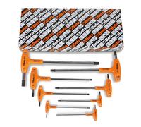 Beta 96T Set of 8 High Torque T-Handle Hex Key Wrenches 2mm-10mm