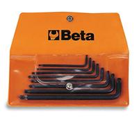Beta 970159 Model 97 BTX/B8 Set of 8 Ball End Offset Torx Key, In Wallet