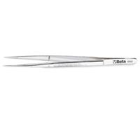 Beta 9920001 Model 992 150 Straight Thin Knurled Point Pin Spring Tweezer, Made from Stainless Steel, Bright Finish, 150 mm Size