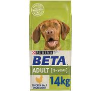 BETA Adult Dry Dog Food Chicken 14kg, transparent