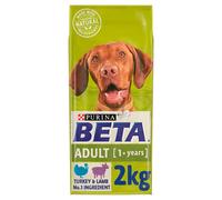Beta Adult Dry Dog Food With Turkey & Lamb 2Kg