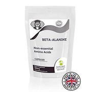 Beta-Alanine 800mg - 60 Capsules - Non-Essential Amino Acid Supplement - Pre-Workout Endurance Support - UK Made Quality - Letterbox Friendly