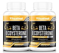 Beta Ecdysterone Supplement 1200mg | Increases Lean Muscle Mass, Exercise Performance, Strength and Protein Synthesis, 98% Maximum Purity Formulated for Enhanced Absorption (60 Count (Pack of 2))