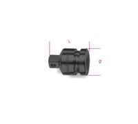 Beta Impact Adaptor, 1/2" Female to 3/8" Male Drives, 37.5mm Length - Beta Tools