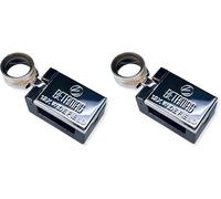 Beta Industries BETAMAG 12X Pack of 2 Wide Field Magnifiers, Color Correct Glass Lens, Flat Field Distortion-Free Optics, Adjustable Focus Locking Ring, Metal Housing, Portable Viewing Tool