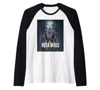 Beta Male Wolf Raglan Baseball Tee