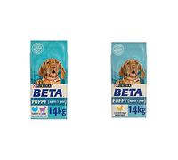 BETA Puppy Dry Dog Food Turkey & Lamb, 14kg & Puppy Dry Dog Food Chicken, 14kg