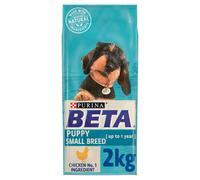BETA Puppy Small Breed Chicken Dry Dog Food 2kg, (Pack of 4)