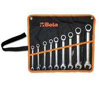 Beta Ratcheting Combination Spanner Set 9 Piece Metric 8 - 19mm - 141/B9