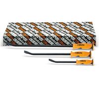 Beta Set of 3 Pry Bars with Curved Ends & Striking Cap, 300 450 600mm - 965/S3