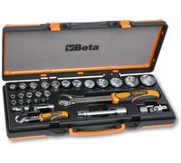 Beta Socket Set 1/4in. & 1/2in. Metric Hex Sockets 5 - 32mm - 902A/C22