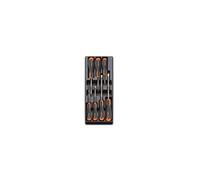 Beta T221 7 Piece Slotted/Phillips Screwdriver Set in Plastic Module Tray