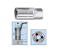 Beta Tools 1433 1/2" Drive Roller Stud Extractor/Inserter Socket M10 / 10mm