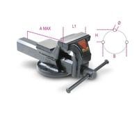 Beta Tools 1599F 100 Parallel Steel Cast Bench Vices