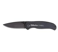 BETA Tools 1778 SCL Soft-Carbon Foldaway Knife - Black/Orange