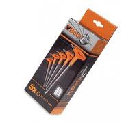 Beta Tools 5 Piece Offset Hexagon Key Wrench Set With Handles