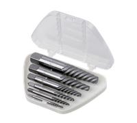 Beta Tools Extractor Set Model 1430/S5, Tapered Hardened Steel for Brown Screws and Studs, 5 pieces