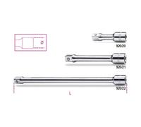 Beta Tools 920/20 1/2" Drive Extension Bars 125mm Option: 125mm