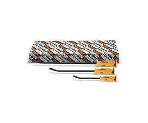Beta Tools 965/S3 Set of 3 Pry Bar Set Go Thru Crow Lever Set Prying Hand Tool 1 x 300mm Pry Bar, 1 x 450mm Pry Bar and 1 x 600mm Pry Bar Set of 3