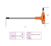 BETA TOOLS 97TTX T10 TORX STAR SCREW OFFSET KEY WRENCH WITH POWER HANDLE TOOL LL