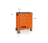 Beta Tools C24EH/5 5 Drawer Mobile Roller Tool Cab Tool Chest Orange