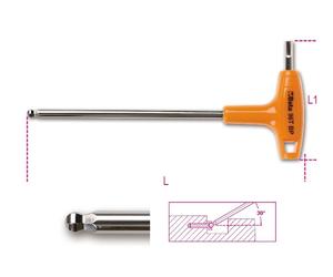 Beta Tools Italy 96TBP 5mm HEX ALLEN KEY POWER HANDLE STYLE T-HANDLE BALL END LL