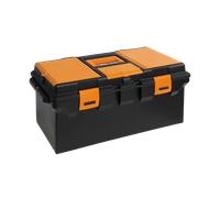 Beta Tools Long Plastic Tool Box with Movable Compartments