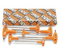 Beta Tools Orange Handled T-Bar Set 6pc High Torque 96T/S