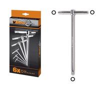 Beta Sliding T Handle Hex Key Set, 6 Piece Metric 2.5 - 8mm - 951/S6