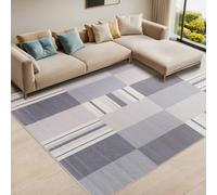 Betadistor Grey Rugs Large 120x160 cm Area Abstract Modern Rugs Living Room Soft Short Pile Rug fo Bedroom Dining Room Home Decor Non-Slip Floor Carpet Mat Grey Lines, 305-07120